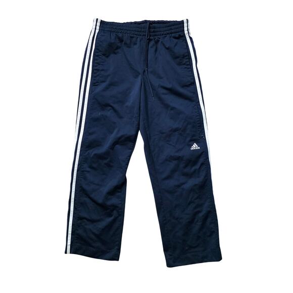 Adidas Track Pants Men’s Medium Navy Blue 3 Stripes Oversized CW5040 - Picture 1 of 8
